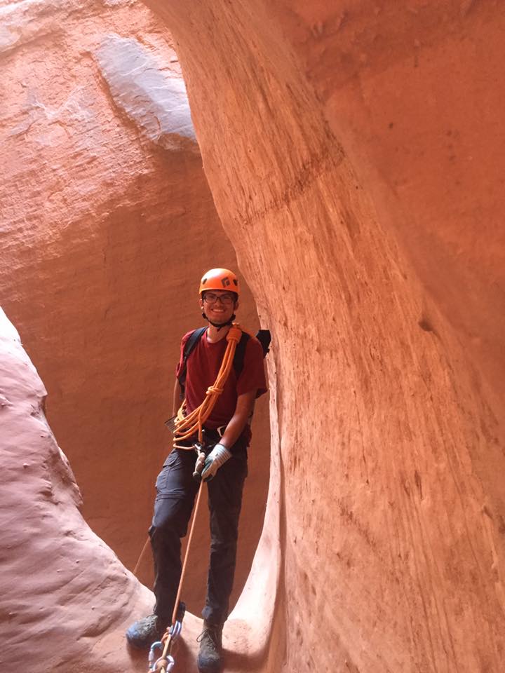 Cameron canyoneering in Grand Staircase-Escalante