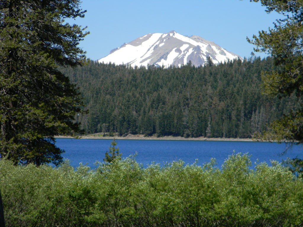A photo of Mount Lassen, California.