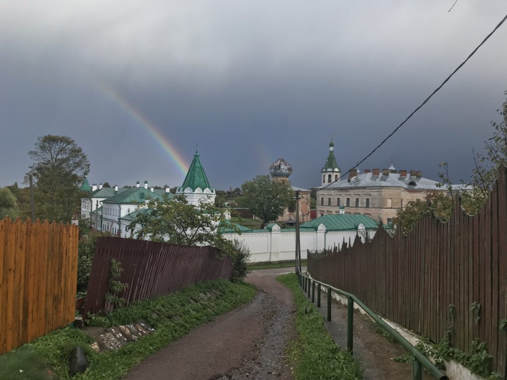 Saint Nicholas Monastery in Staraya Ladoga, Russia.